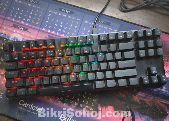 Fantech MAXFIT87 MK856 Blue Switch RGB Mechanical Keyboard
